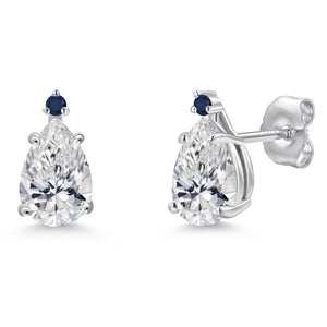 Earrings in 14K White Gold