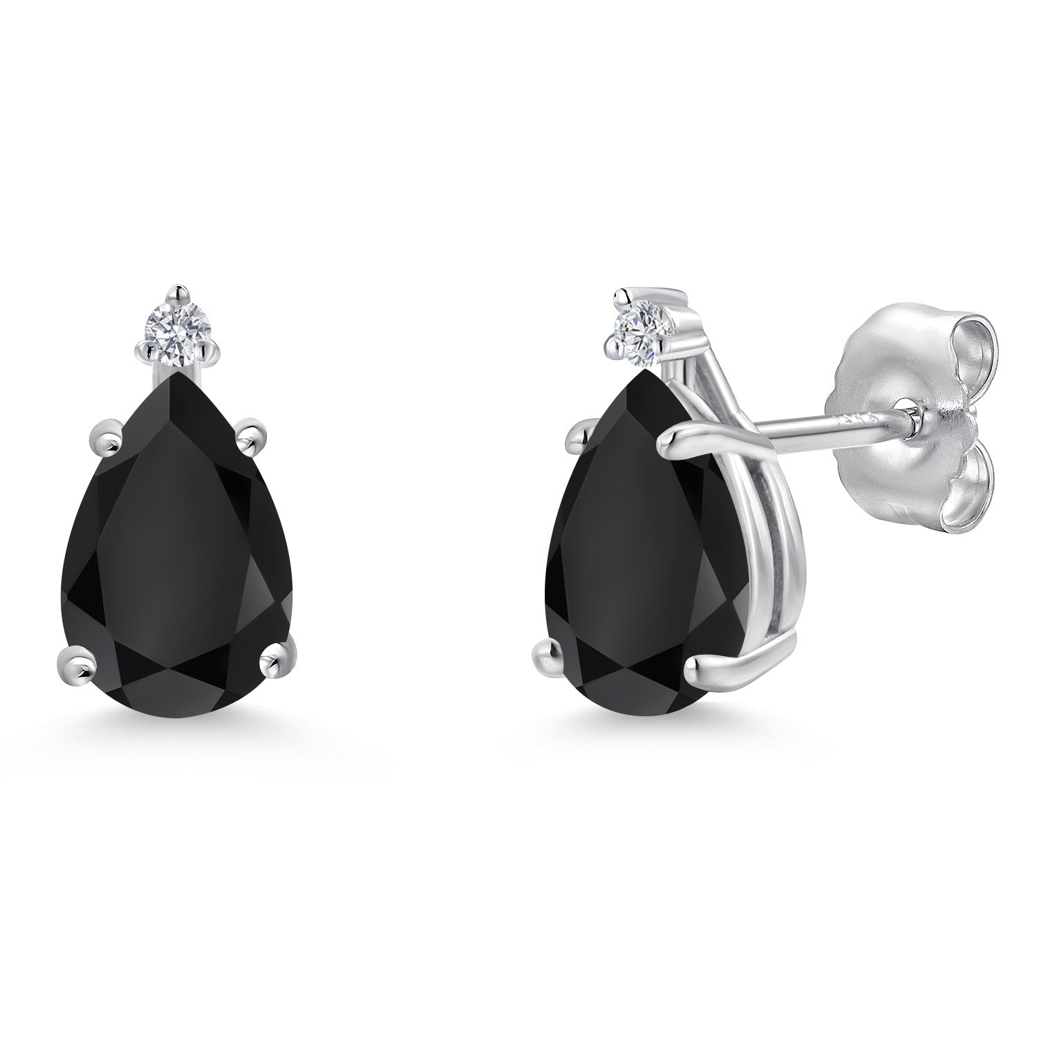 Earrings in 14K White Gold