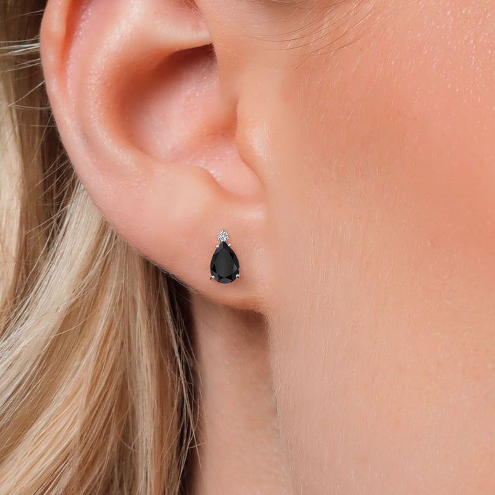 Earrings in 14K White Gold