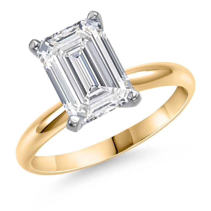 3.00 Carat_14K Two Tone Gold_5_Ring in 14K Two Tone Gold