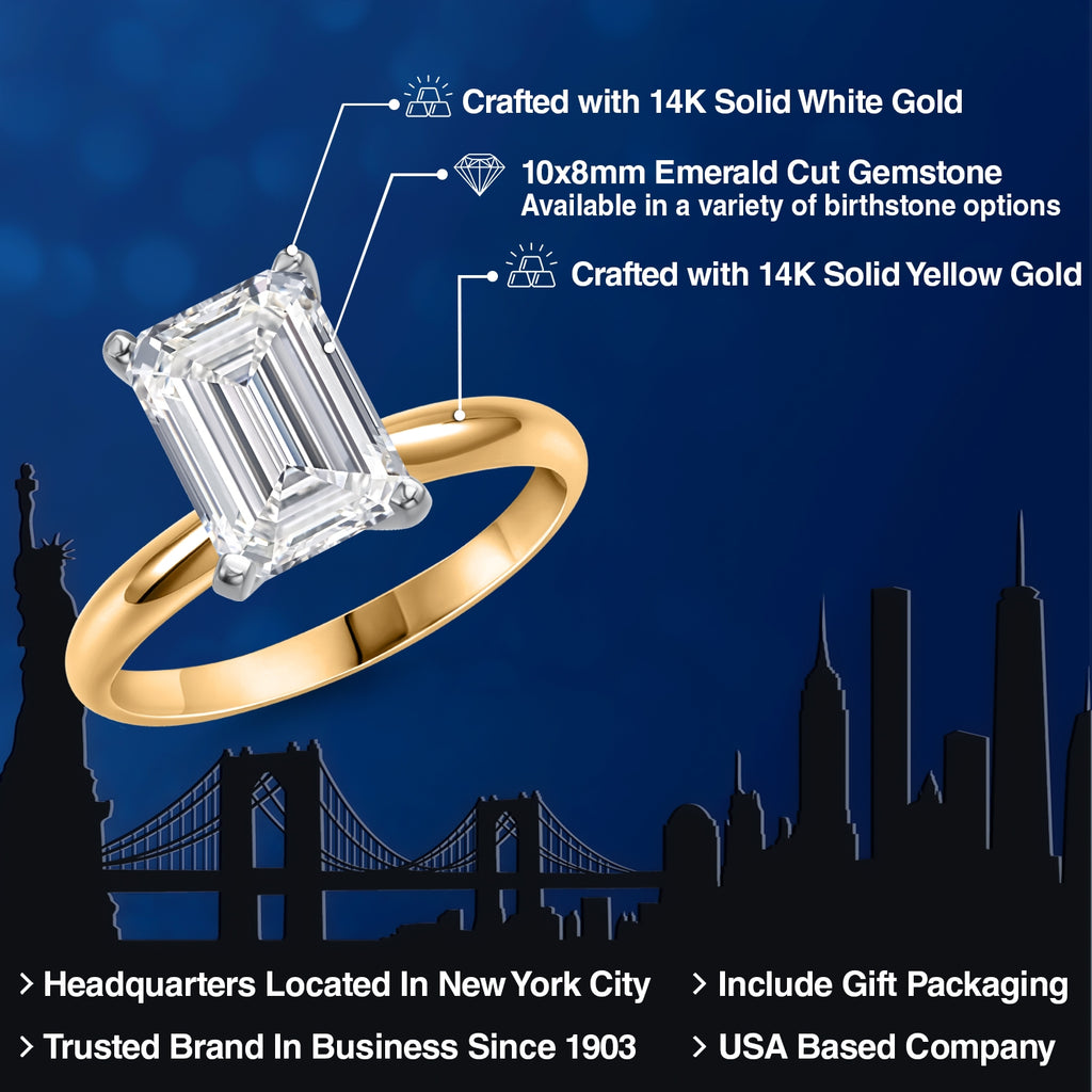 3.00 Carat_14K Two Tone Gold_5_Ring in 14K Two Tone Gold