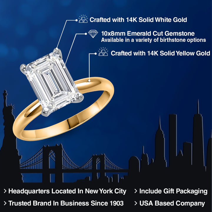 3.00 Carat_14K Two Tone Gold_5_Ring in 14K Two Tone Gold