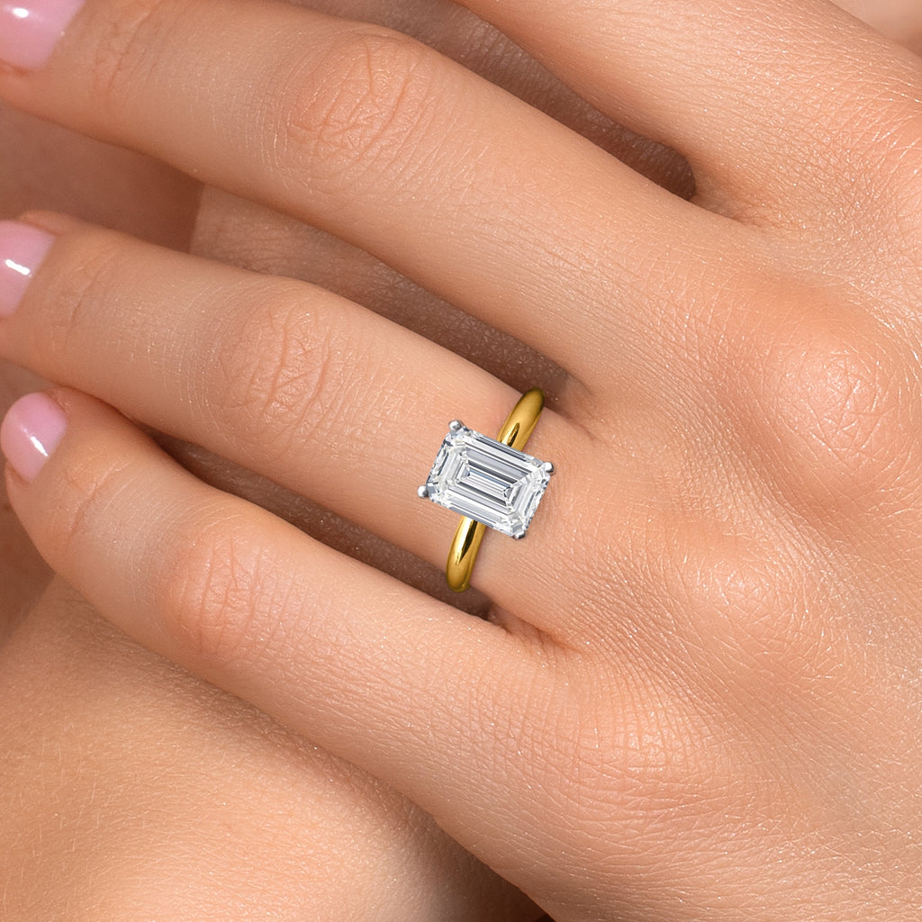 3.00 Carat_14K Two Tone Gold_5_Ring in 14K Two Tone Gold