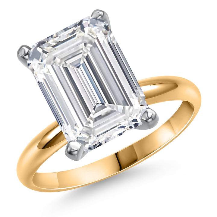 5.00 Carat_14K Two Tone Gold_5_Ring in 14K Two Tone Gold