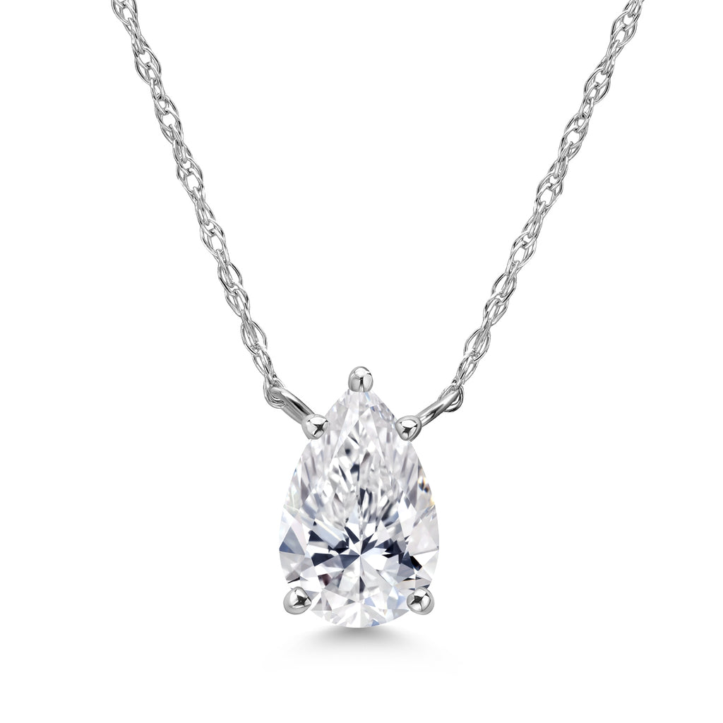 White Gold_0.70_Pendant in White Gold