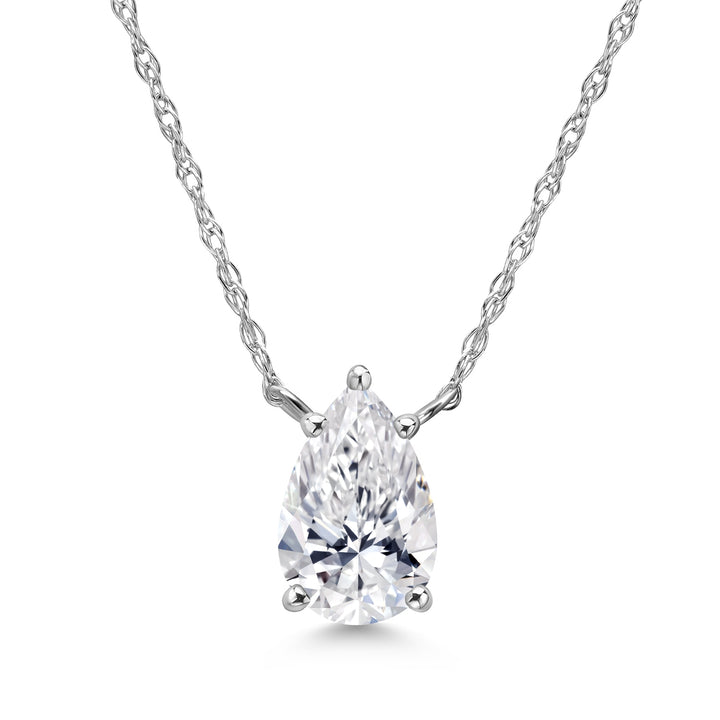 White Gold_0.70_Pendant in White Gold