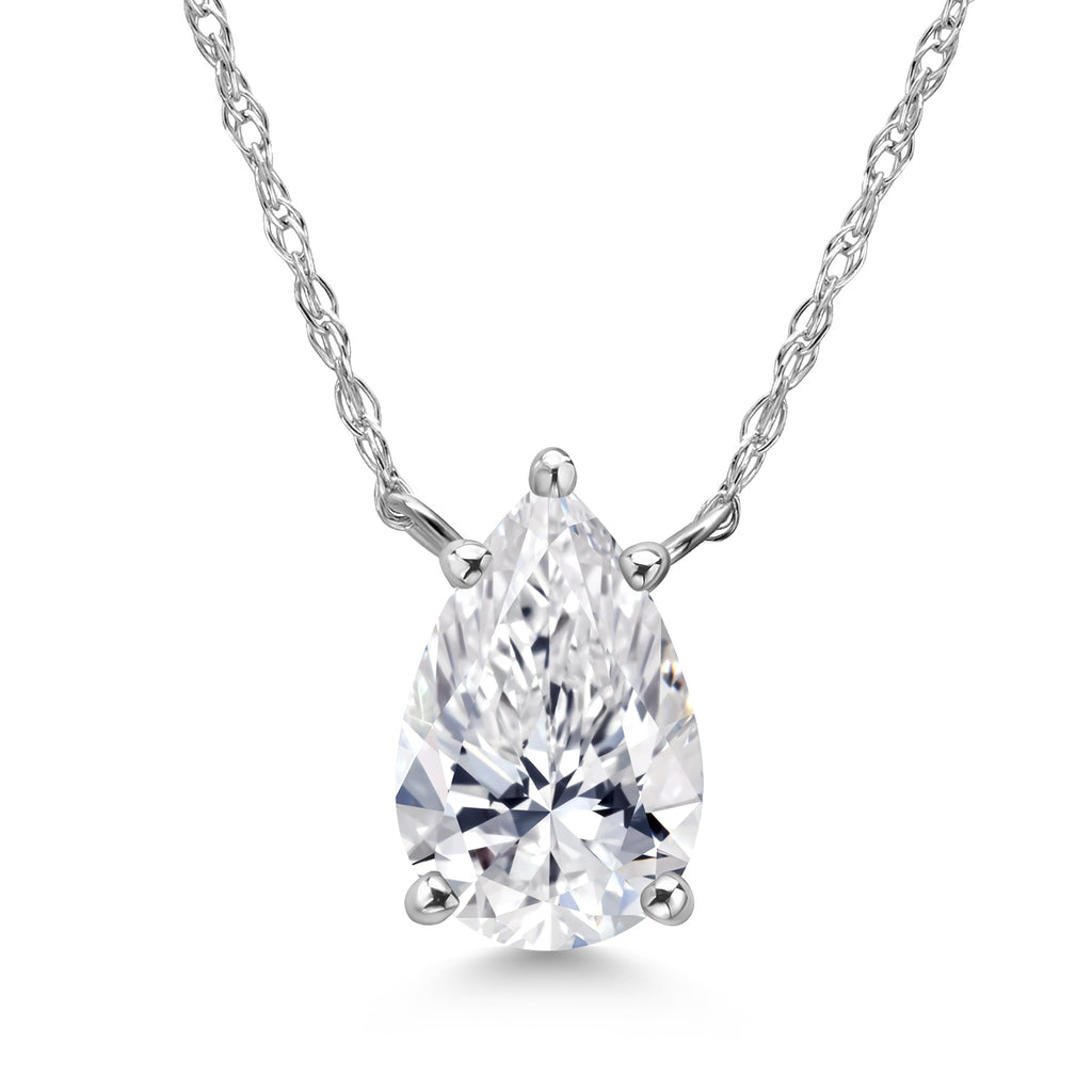 White Gold_1.00_Pendant in White Gold