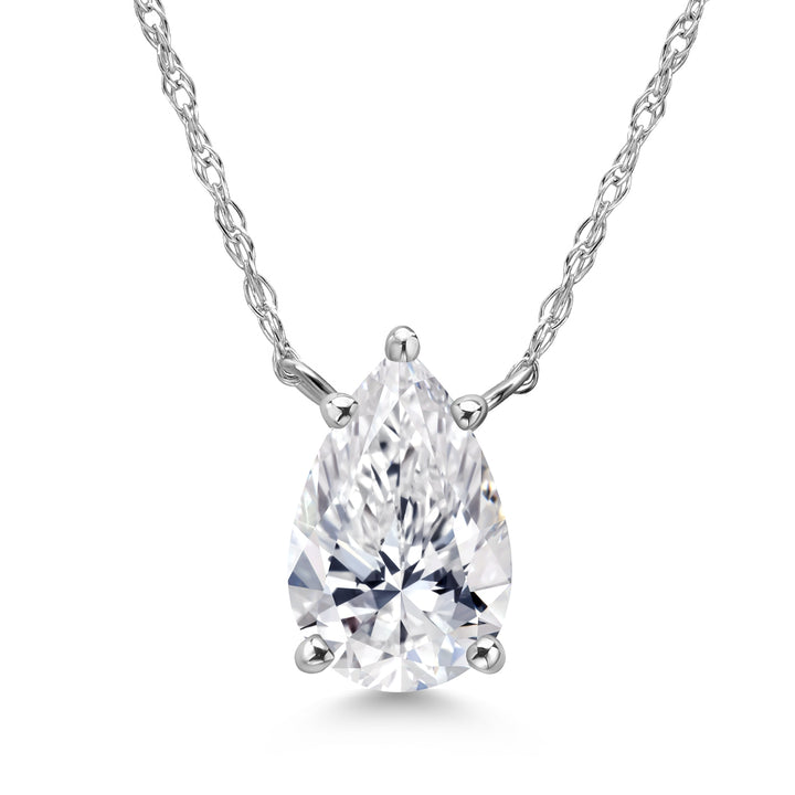 White Gold_1.00_Pendant in White Gold