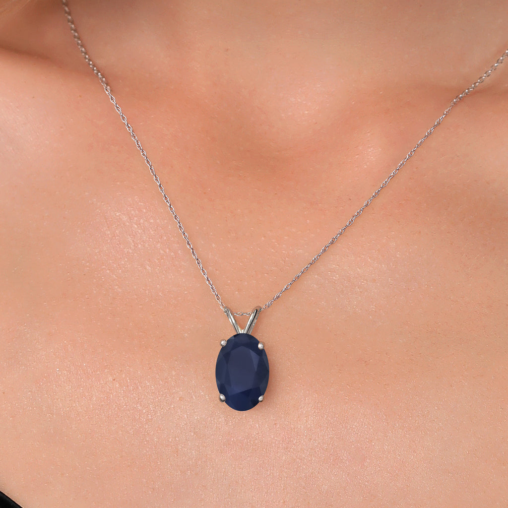 Pendant in 14K White Gold