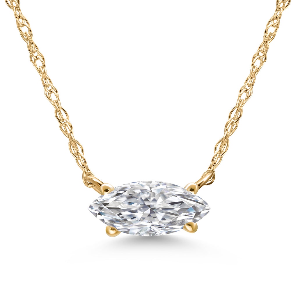 0.44 Cttw_Necklace in 10K Yellow Gold