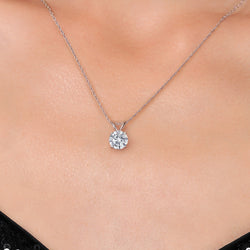 Pendant in 14K White Gold