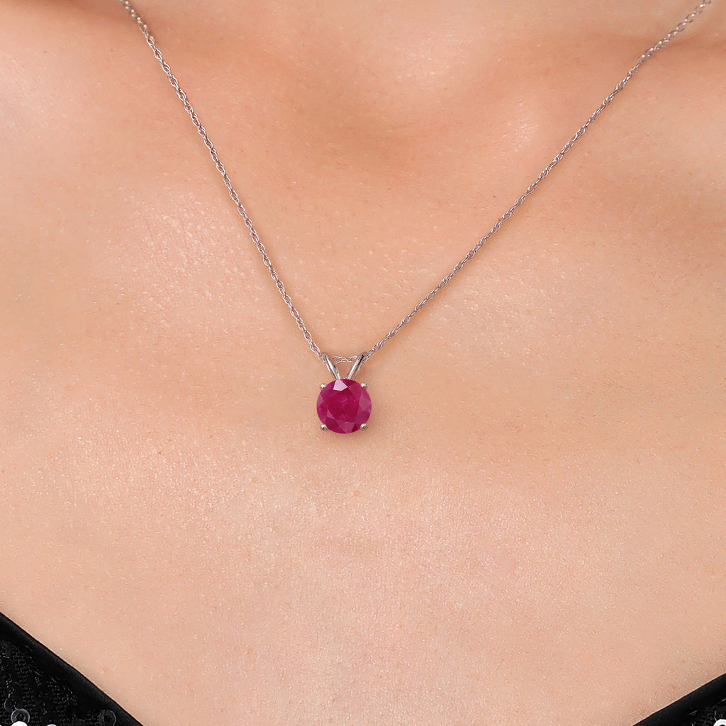 Pendant in 14K White Gold