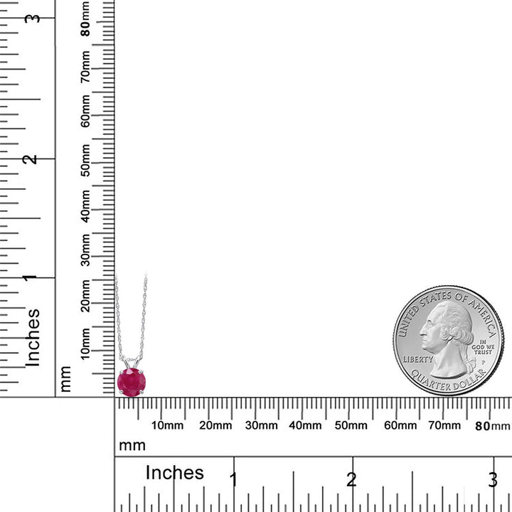 Pendant in 14K White Gold