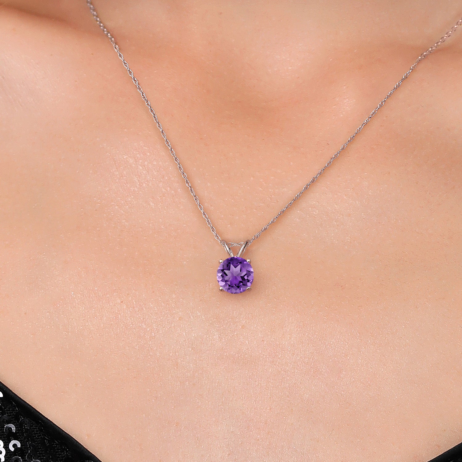 Pendant in 14K White Gold