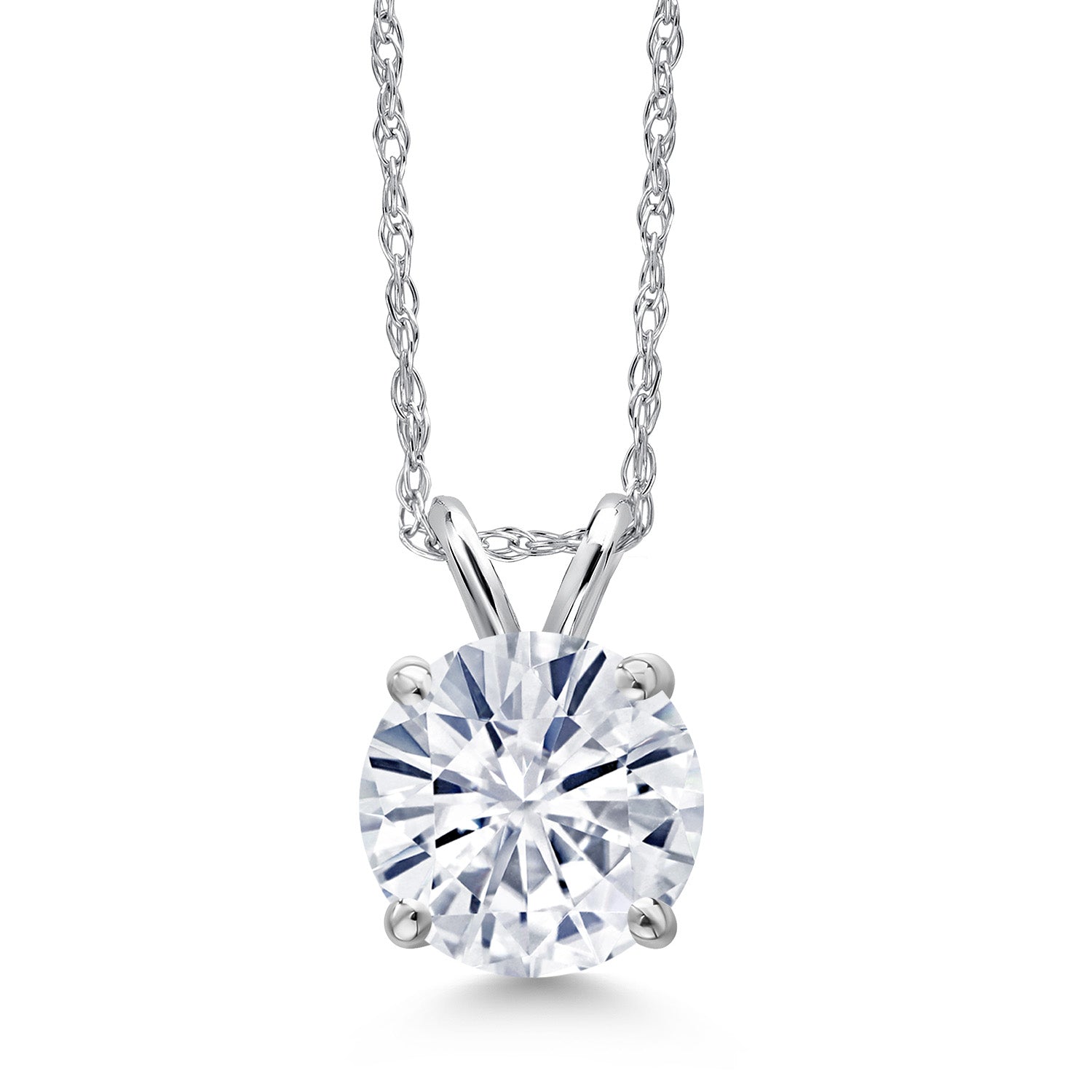 Pendant in 14K White Gold