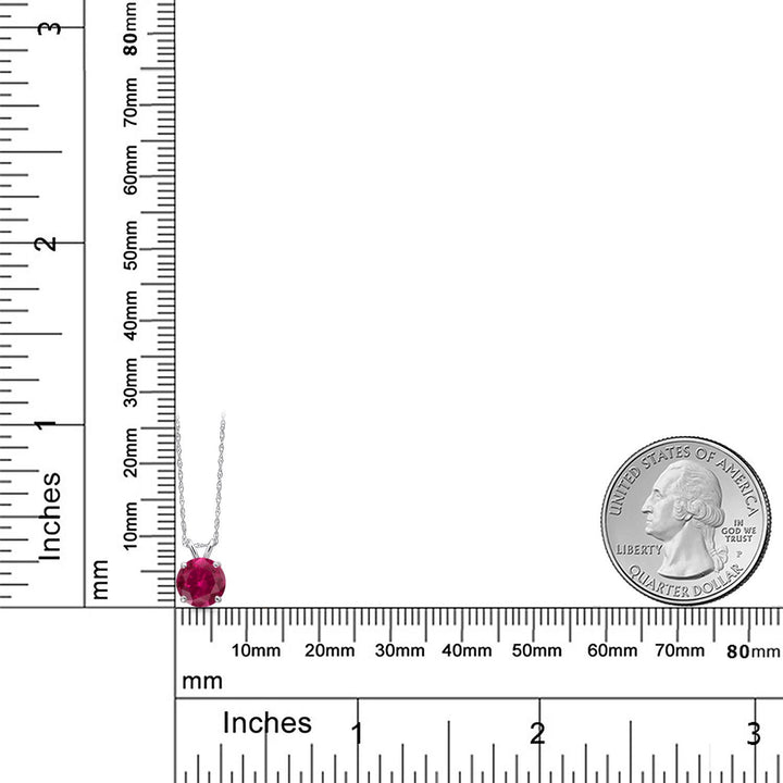 Pendant in 14K White Gold