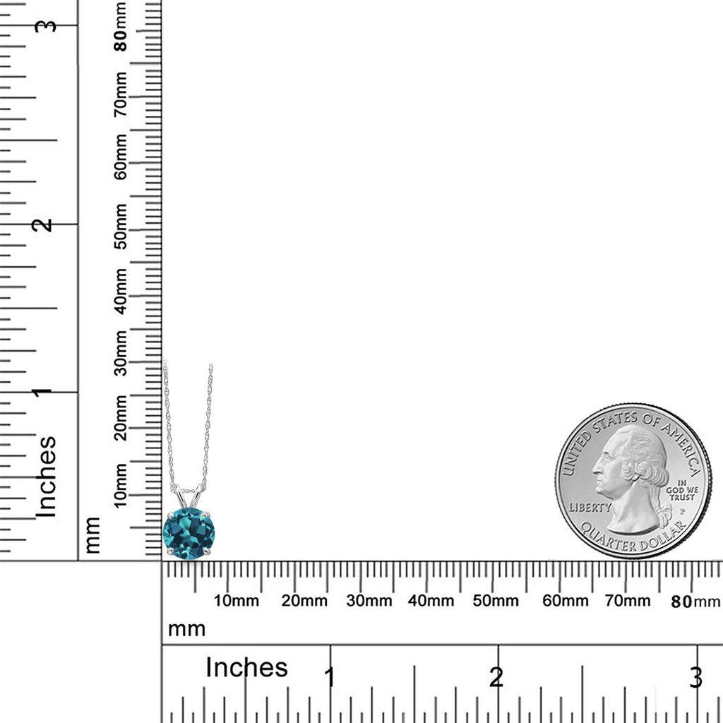 Pendant in 14K White Gold