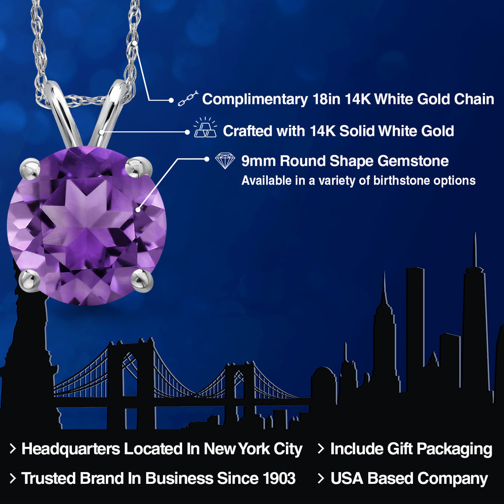 Pendant in 14K White Gold