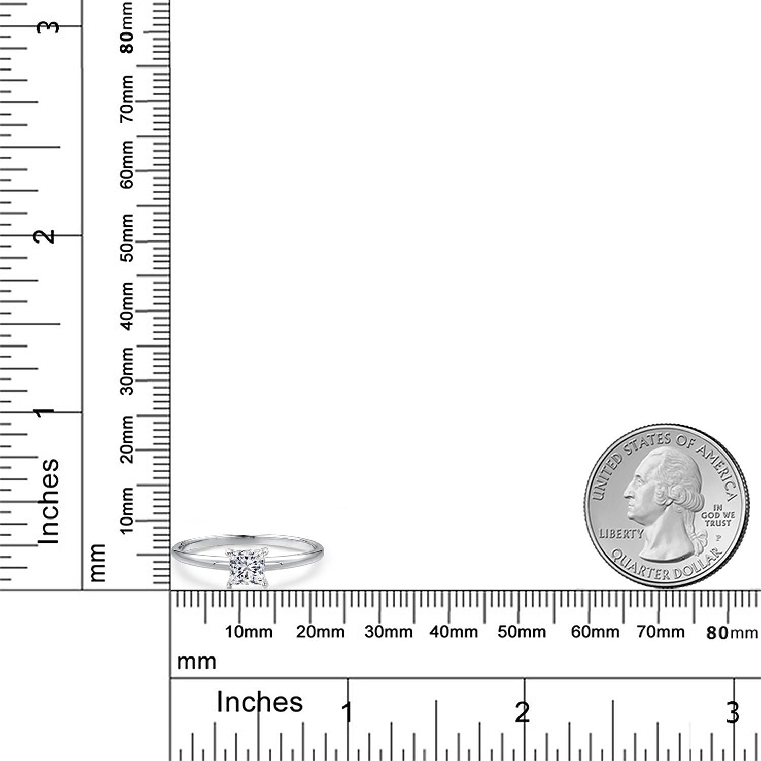 Ring in 14K White Gold