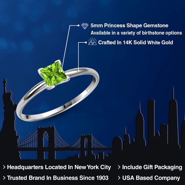 Ring in 14K White Gold