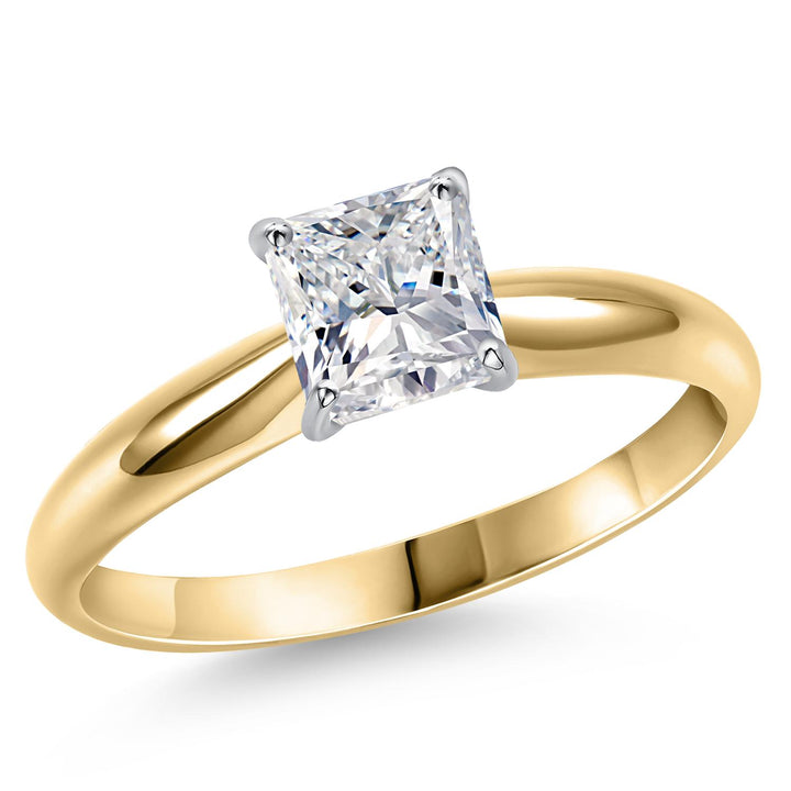 1.00 Carat_14K Two Tone Gold_5_Ring in 14K Two Tone Gold