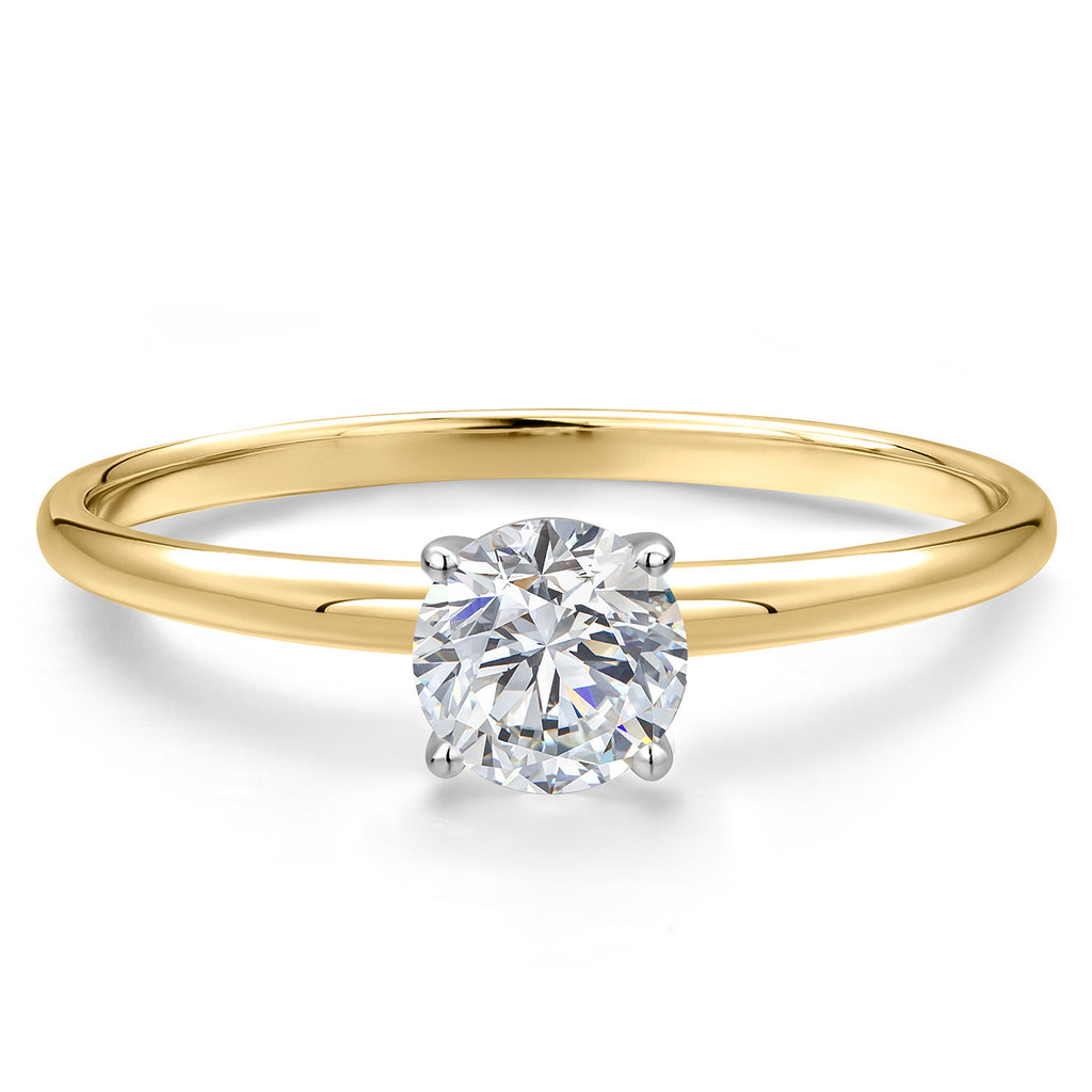 Ring in 14K Two Tone Gold