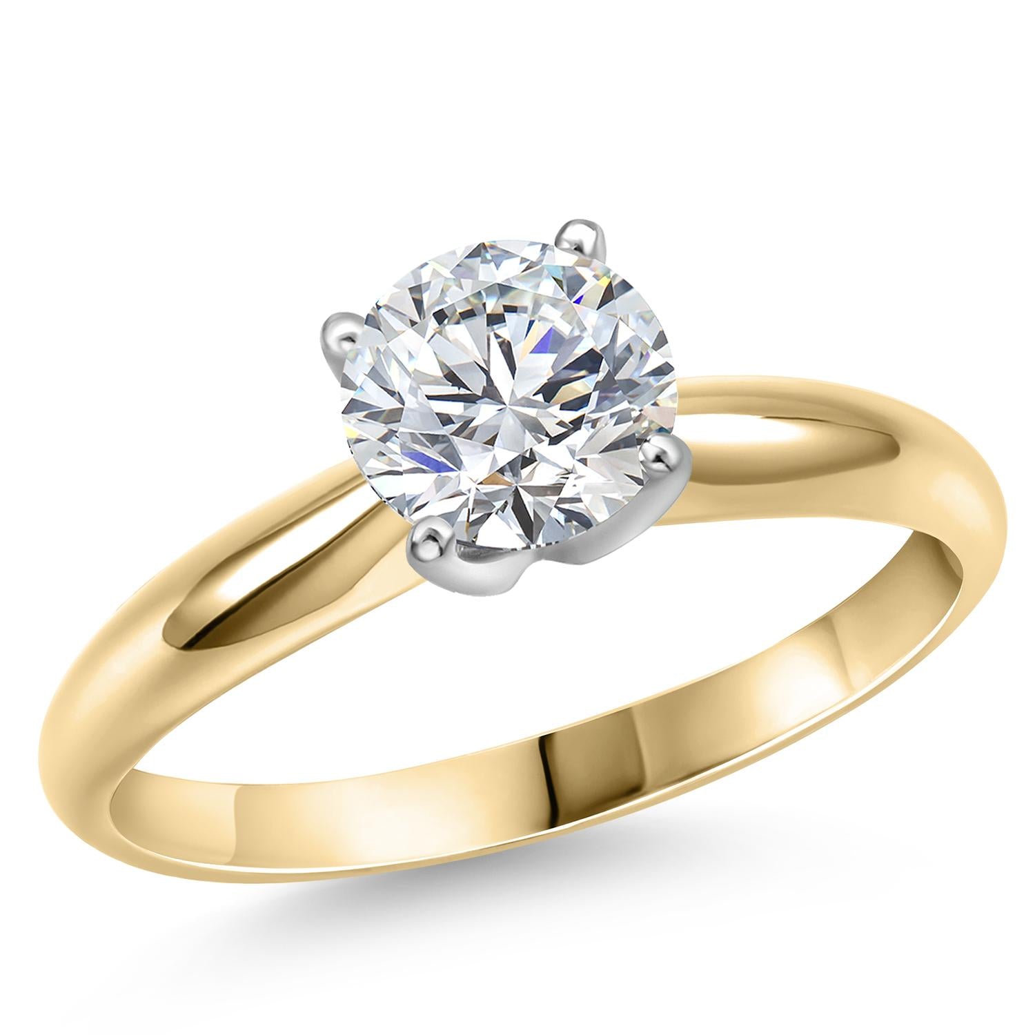 Ring in 14K Two Tone Gold