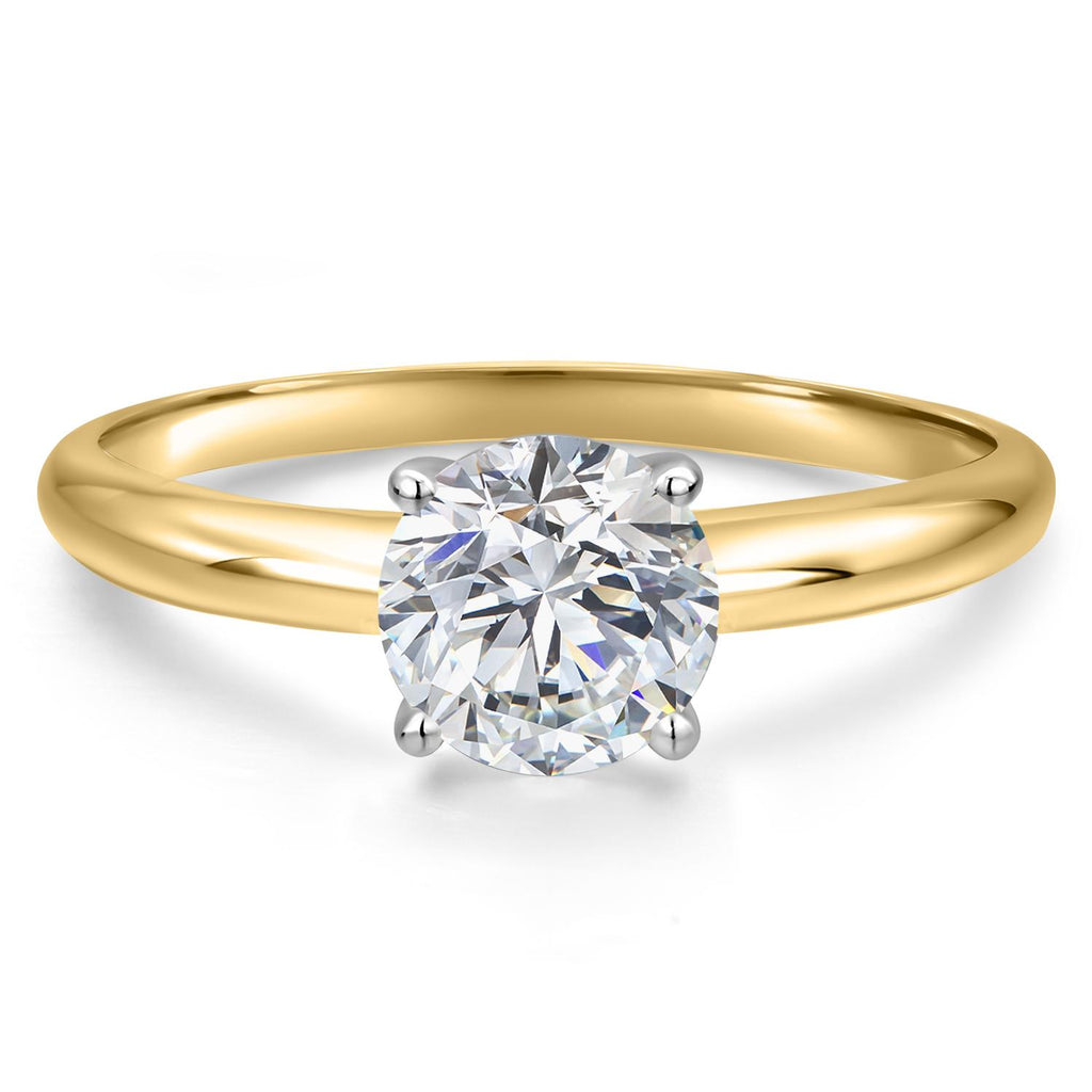 Ring in 14K Two Tone Gold