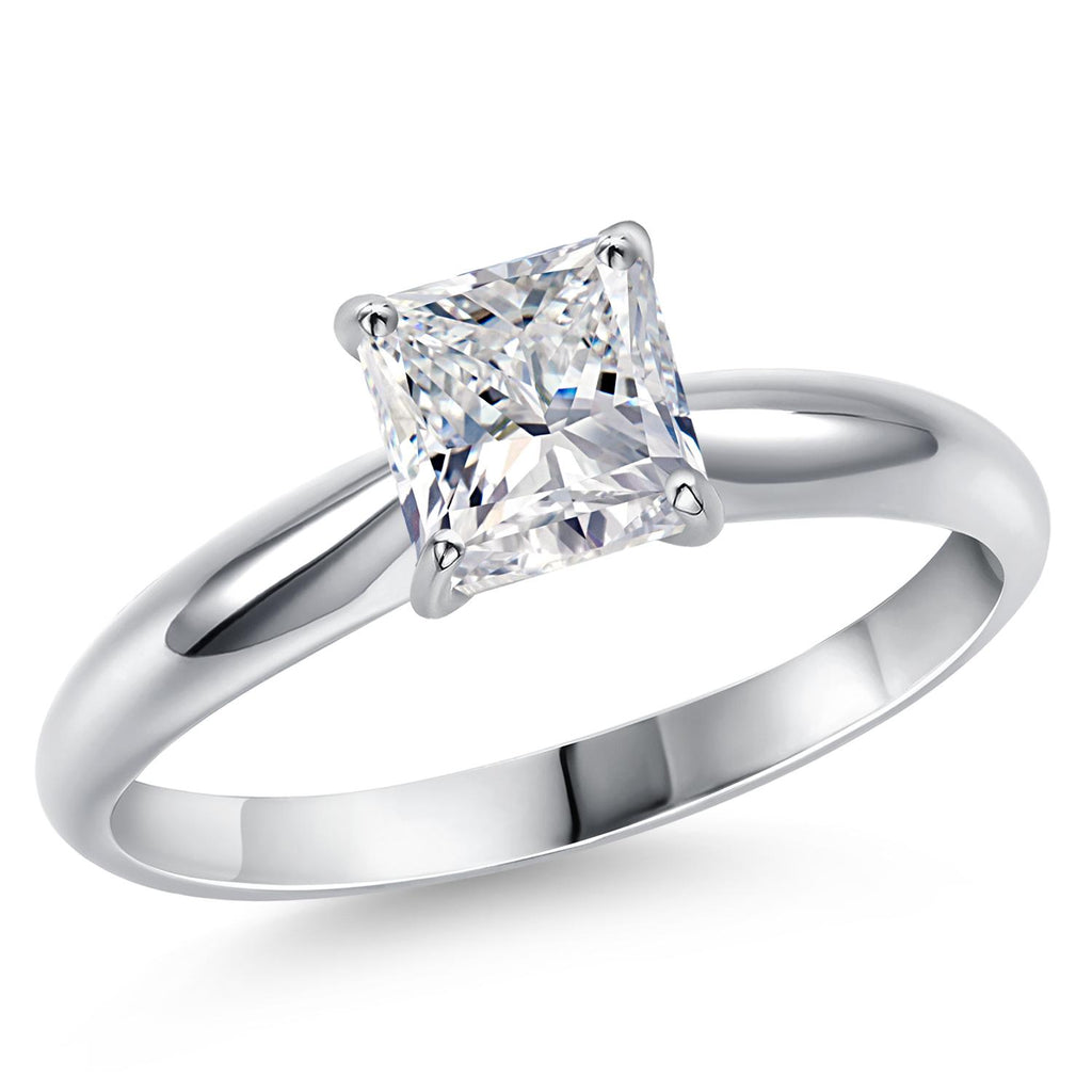 Princess Cut_1.50 Carat_5_Ring in 14K White Gold