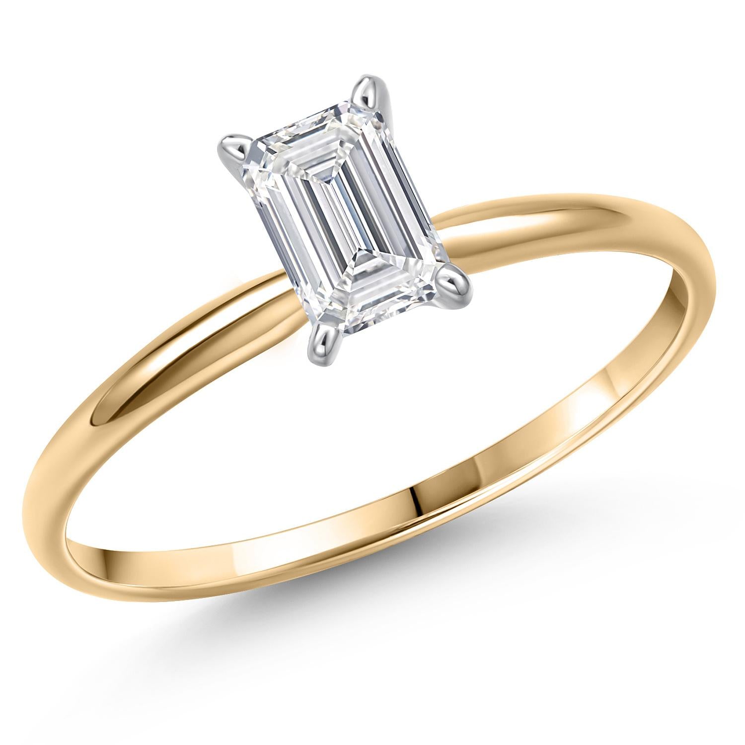 Ring in 14K Two Tone Gold