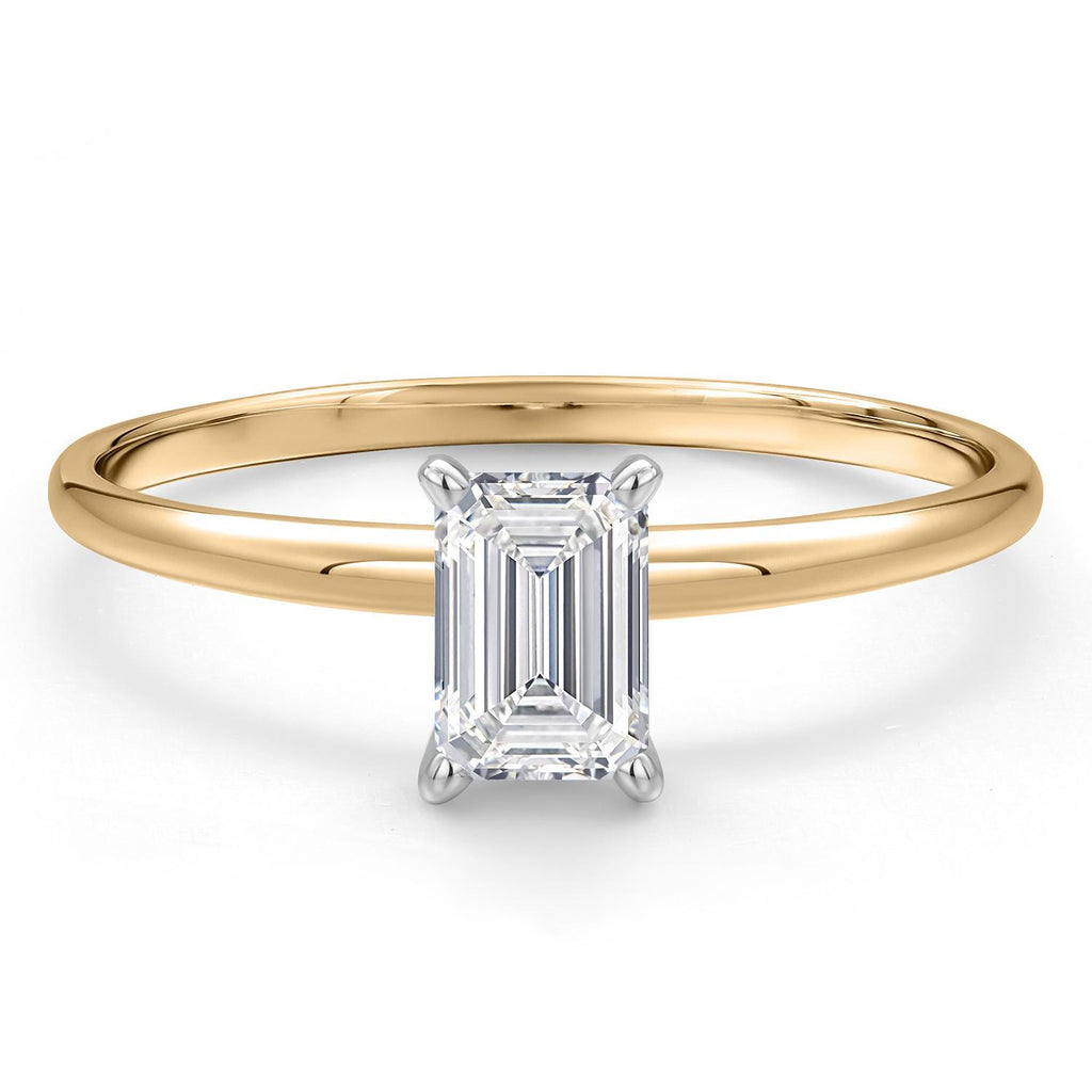 Ring in 14K Two Tone Gold