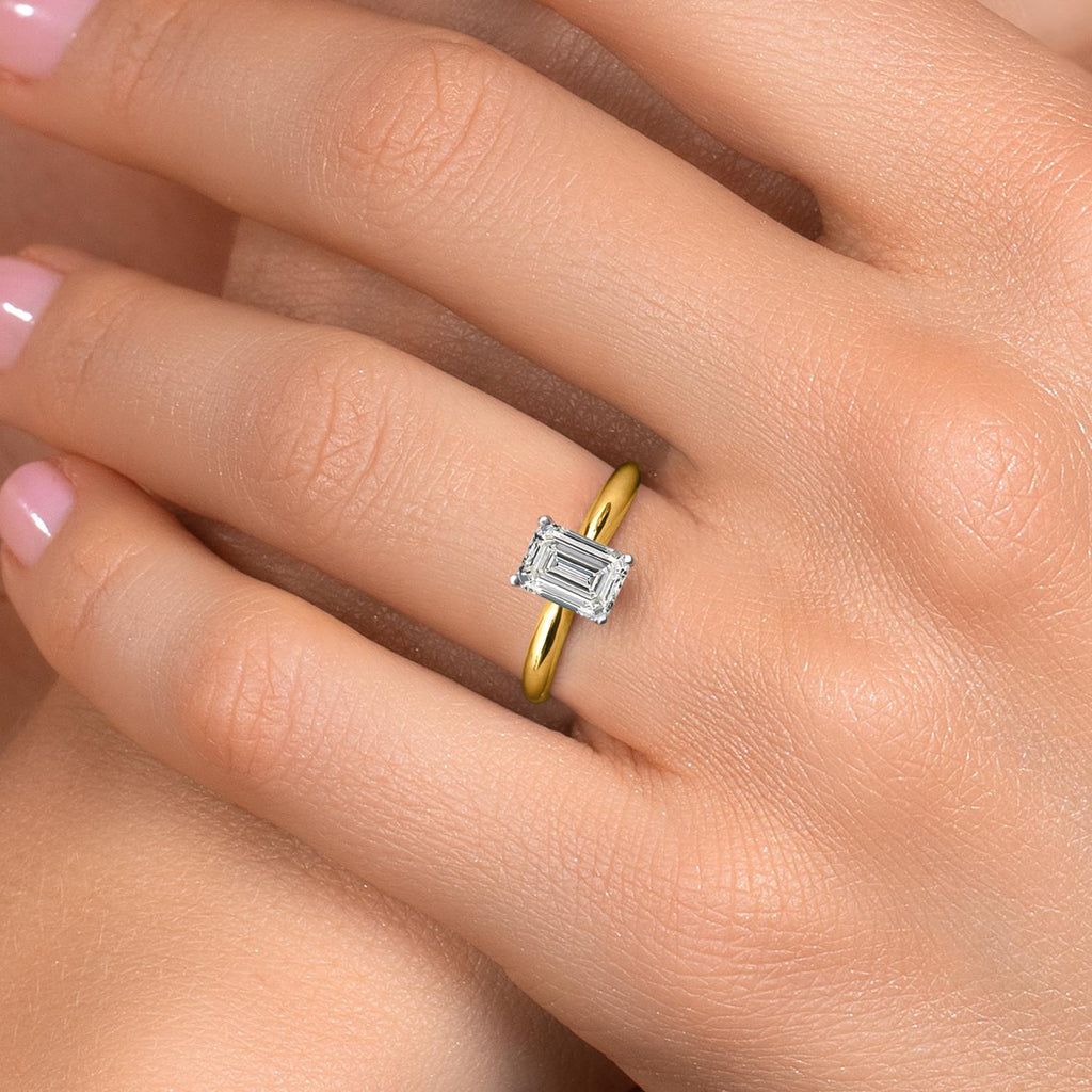 Ring in 14K Two Tone Gold