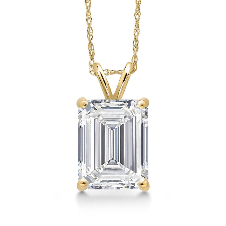 3.00 Carat_Yellow Gold_Pendant in 14K Yellow Gold