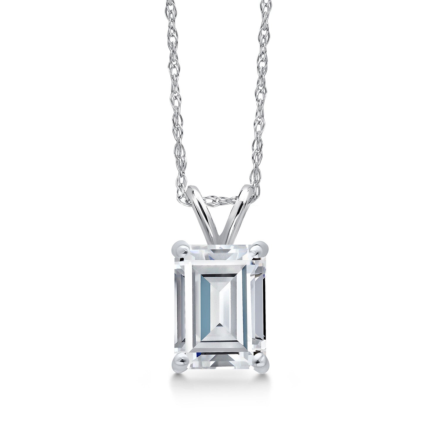 Pendant in 14K White Gold