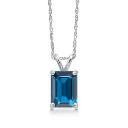 Pendant in 14K White Gold