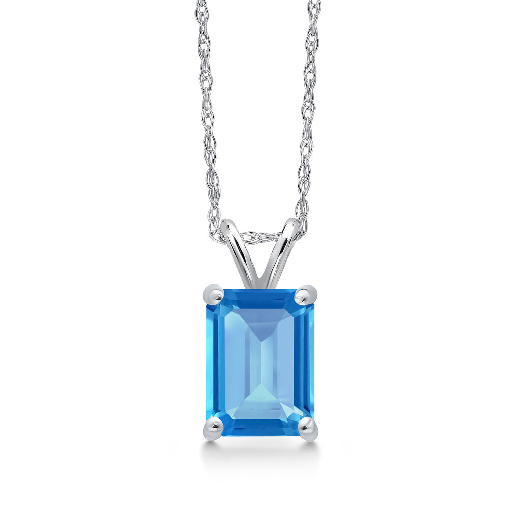 Pendant in 14K White Gold