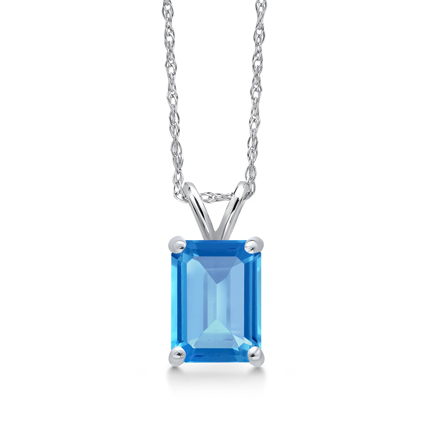 Pendant in 14K White Gold