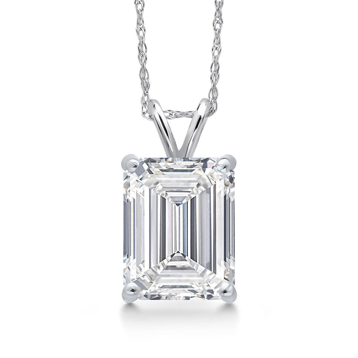 3.00 Carat_White Gold_Pendant in 14K White Gold