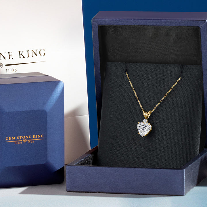 Lab Grown Diamond_Pendant in 14K Yellow Gold