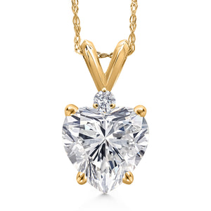 Lab Grown Diamond_Pendant in 14K Yellow Gold