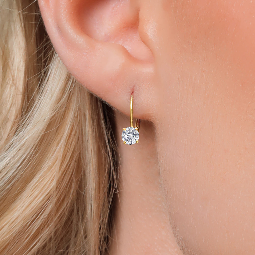 DEF_Earrings in 14K Yellow Gold