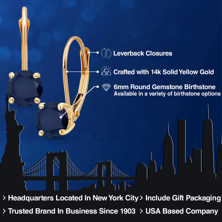 Earrings in 14K Yellow Gold