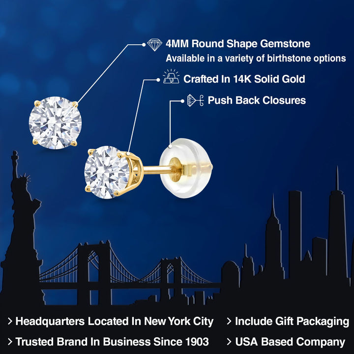 Earrings in 14K Yellow Gold