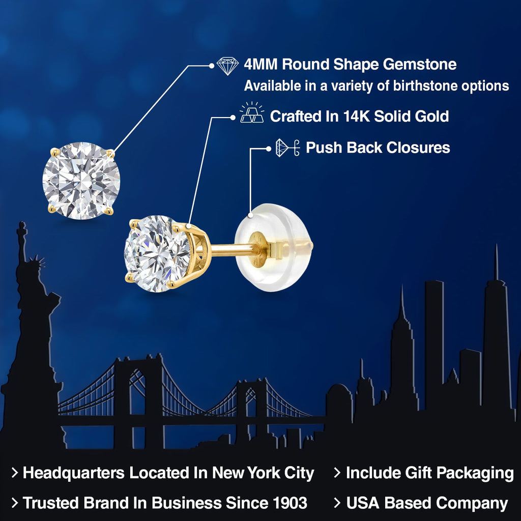 Earrings in 14K Yellow Gold