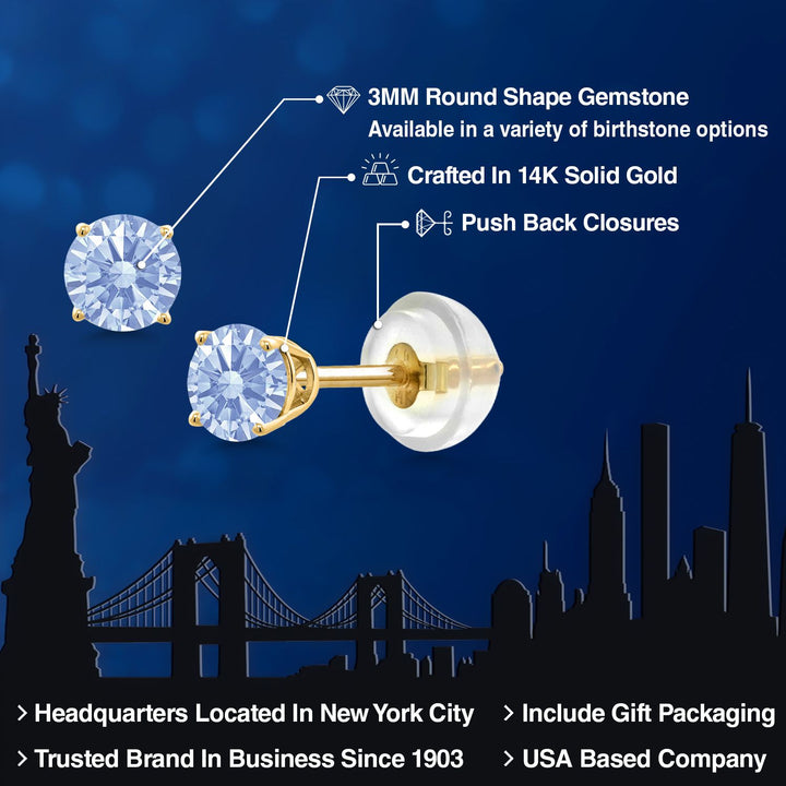 Earrings in 14K Yellow Gold