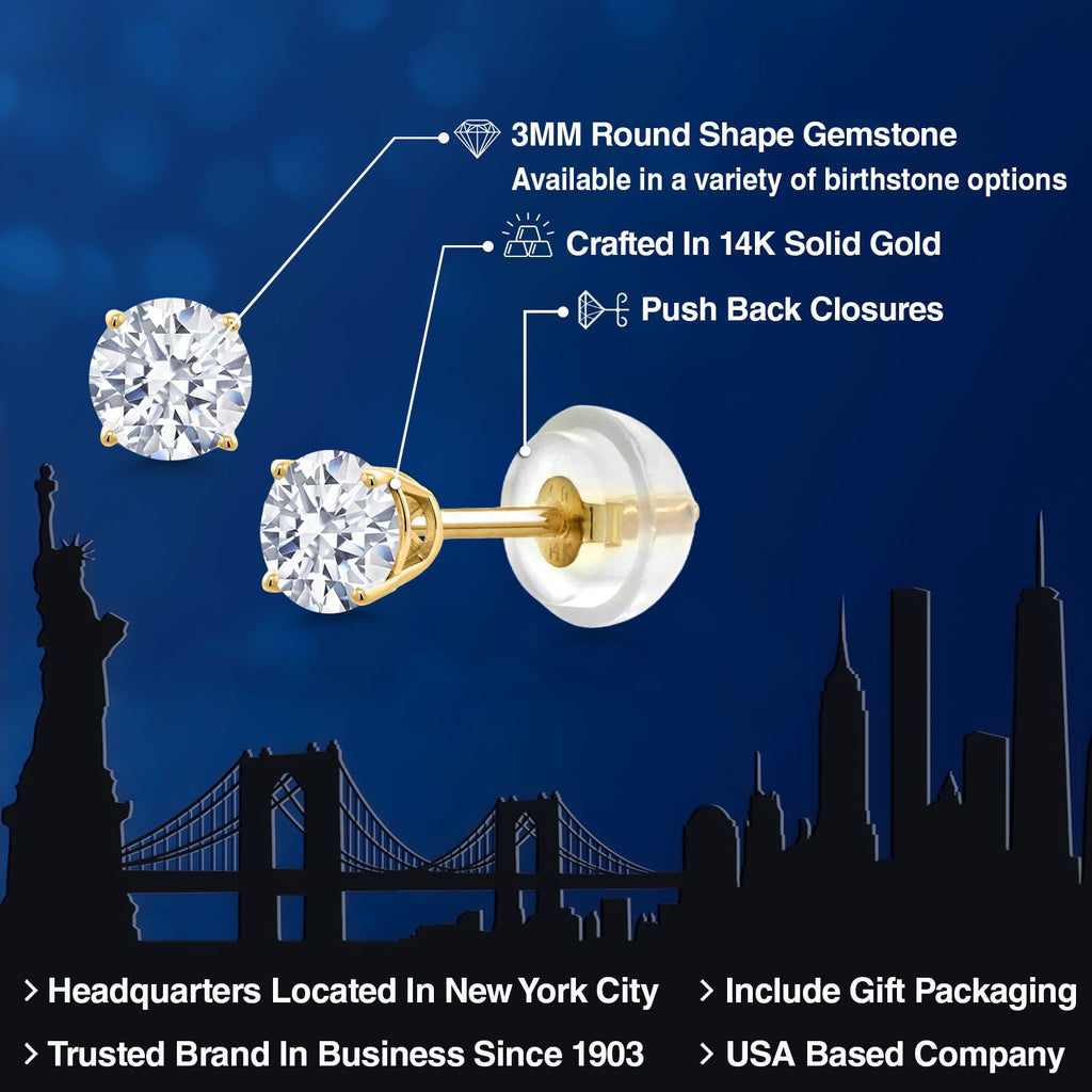 Earrings in 14K Yellow Gold