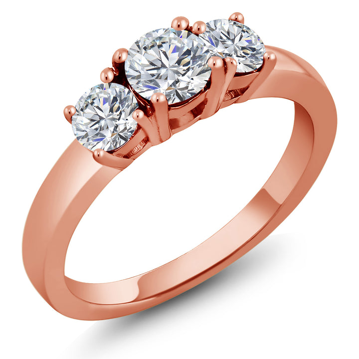 Ring in 925 Rose Gold Plated Silver