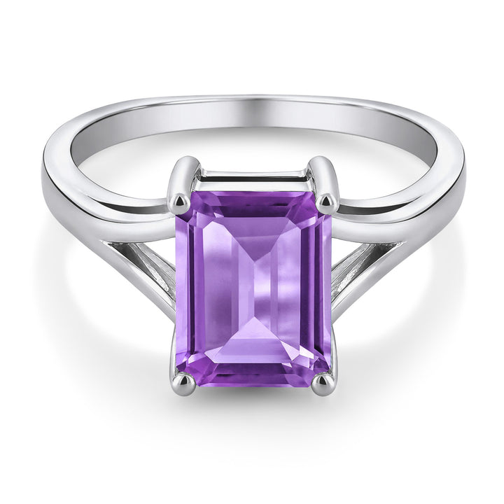 Amethyst - February_6_Ring in 925 Sterling Silver