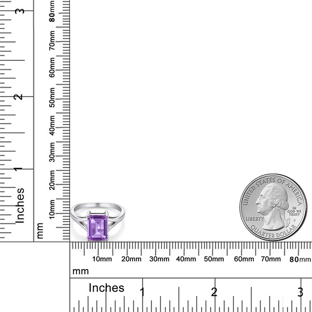 Amethyst - February_6_Ring in 925 Sterling Silver
