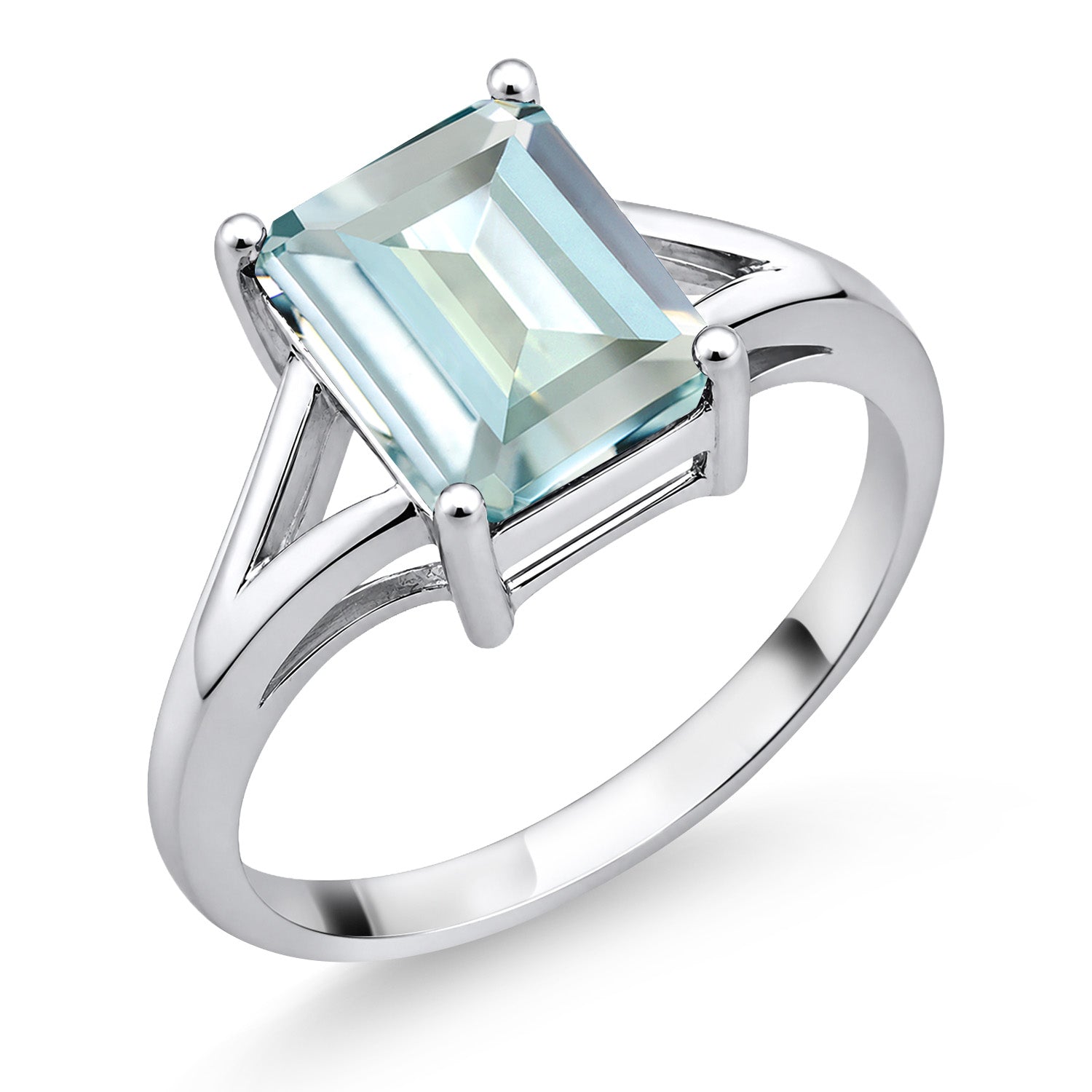 Created Aquamarine_6_Ring in 925 Sterling Silver